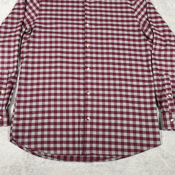 Mizzen Main Shirt Mens 2XL XXL Trim Fit Performance Long Sleeve Button Up Dress - Picture 2 of 11